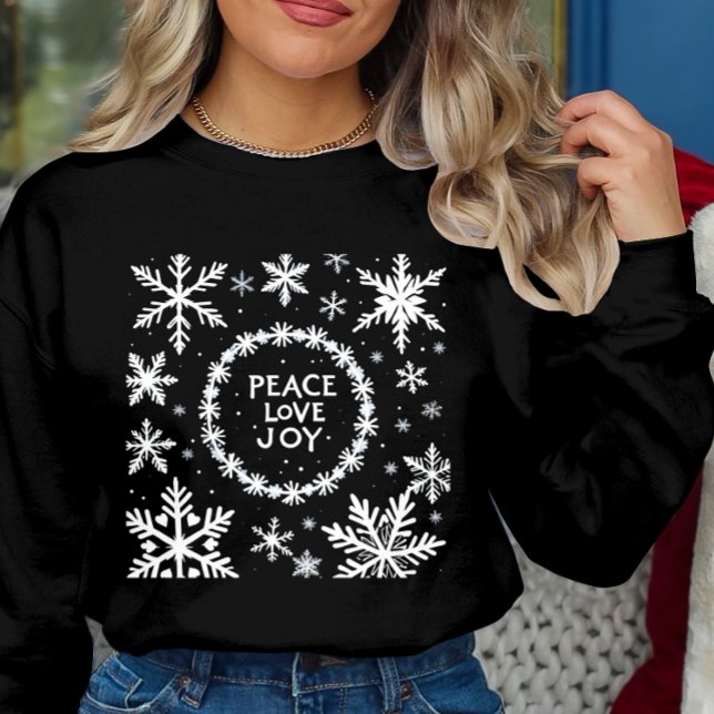 Peace Kärlek Joy Jul - jul T Shirt (Skapare uppladdad)