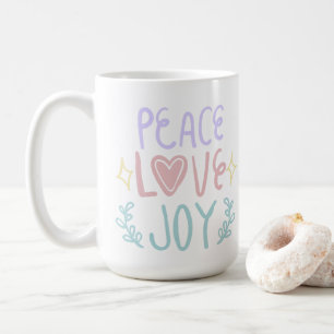 Peace Kärlek Joy 😁 kaffe mugg 15 oz