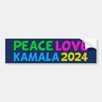 Peace Kärlek Kamala Harris Cute 2024 Val