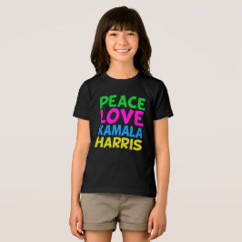Peace Kärlek Kamala Harris Cute Kids T Shirt