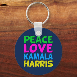 Peace Kärlek Kamala Harris Nyckelring