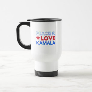 Peace Kärlek Kamala I - Kamala Harris för presiden Resemugg