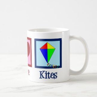 Peace Kärlek Kites Cute Kite Festival Kaffemugg