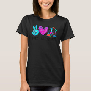 Peace Kärlek Lab Vecka 2022 Medical Laboratory Sci T Shirt