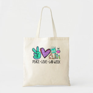 Peace Kärlek Lab Vecka 2022 Medical Laboratory Sci Tygkasse