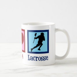 Peace Kärlek Lacrosse Kaffemugg