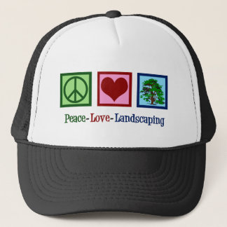 Peace Kärlek Landscaping Truckerkeps