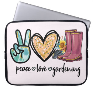 Peace Kärlek Laptop Fodral