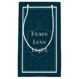 Peace Kärlek Light Dreidel Star Snöflingor