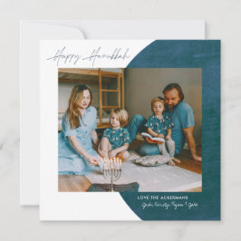 Peace Kärlek Light | Lycklig Hanukkah Photo Collag Julkort