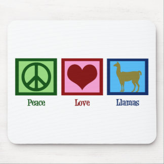 Peace Kärlek Llamas Musmatta