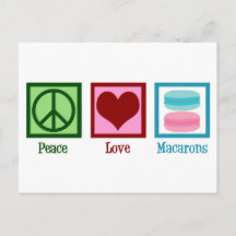 Peace Kärlek Macarons Cute Macaron Bakery