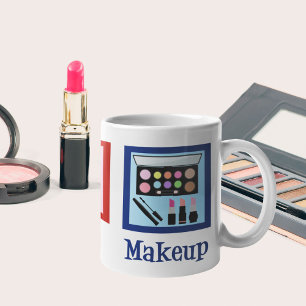 Peace Kärlek makeup Artist Cute Kaffemugg