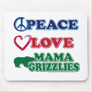 Peace-Kärlek-Mamma-Grizzlies Musmatta