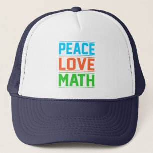 Peace Kärlek Math Lacher Mathematics Math Student Keps
