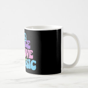 Peace Kärlek Music Gypsy Hippy Kaffemugg