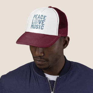 Peace Kärlek Music Keps