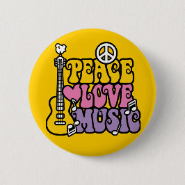 Peace-Kärlek-Music Knapp