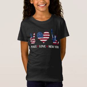 Peace Kärlek New York T Shirt
