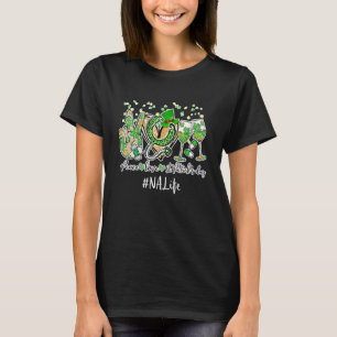 Peace Kärlek Nurse St Patrick Day 2022 Na Emt Cma  T Shirt