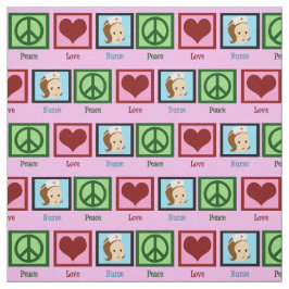 Peace Kärlek Nurse Tyg