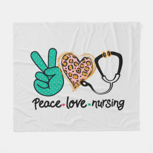 Peace Kärlek Nursing Fleecefilt