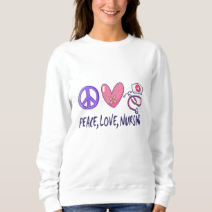 Peace Kärlek Nursing T Shirt