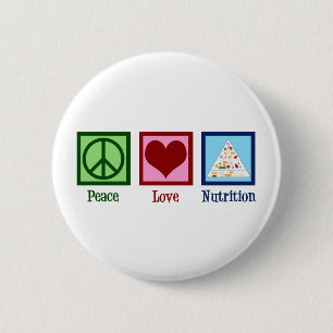 Peace Kärlek Nutrition Knapp