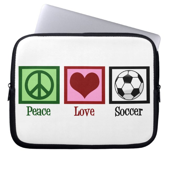 Peace Kärlek Ocer Laptop Fodral (Framsidan)