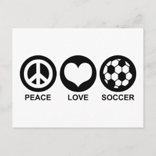 Peace Kärlek Ocer Vykort