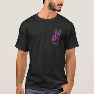 Peace Kärlek och Equality Peace Neon-signatur T Shirt