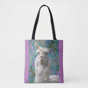 Peace, Kärlek och Paisleys Tote Bag Tygkasse