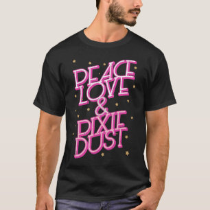 Peace Kärlek och Pixie Dust Fairy Cute Funny Magic T Shirt