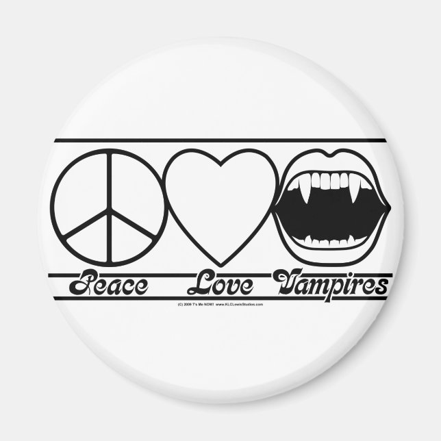 Peace Kärlek och Vampyres Magnet (Framsidan)