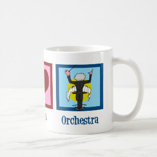 Peace Kärlek Orchestra Kaffemugg