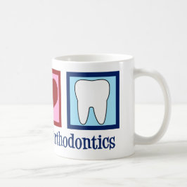 Peace Kärlek Orthodontics Kaffemugg