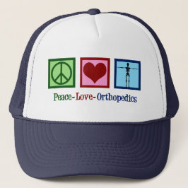 Peace Kärlek Orthopedics Cute Orthopedist Keps