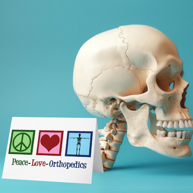 Peace Kärlek Orthopedics Helgkort (Skapare uppladdad)