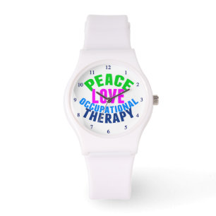 Peace Kärlek OT Occupational Therapist Armbandsur