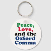 Peace Kärlek Oxford Comma English Grammar Humor