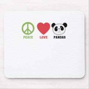 Peace Kärlek Pandas Musmatta