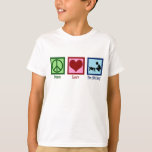 Peace Kärlek Pet Sitter Hund Walking Service Kids T Shirt<br><div class="desc">Peace Kärlek Pet Sitta. En söt hundvalkgåva till en djurvakt som tar hand om andra människors hundar och katter medan de är på jobbet eller ute ur stan.</div>