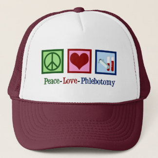 Peace Kärlek Phlebotomy Cute Phlebotomist Keps