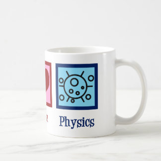 Peace Kärlek Physics Kaffemugg