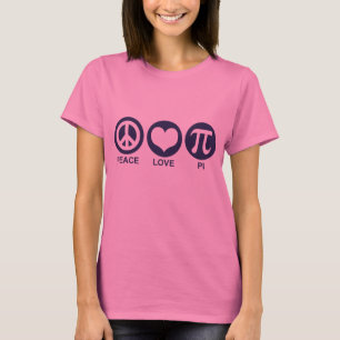 Peace Kärlek Pi T-shirt
