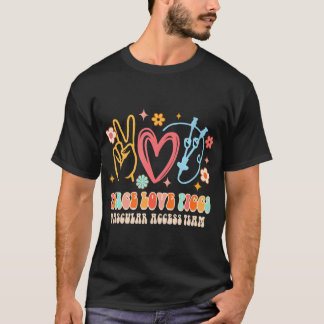 Peace Kärlek PICCS Vaskcular Access Team Nurse T Shirt