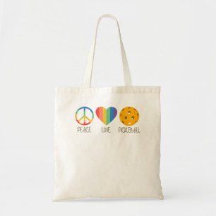 Peace Kärlek Pickleball 338 Tygkasse