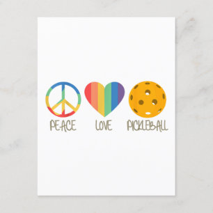 Peace Kärlek Pickleball Tilläggskort
