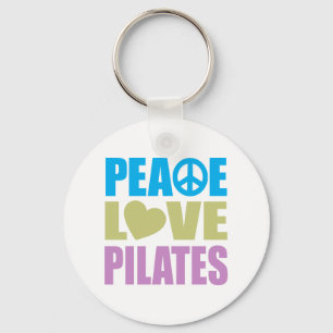 Peace Kärlek Pilates Nyckelring