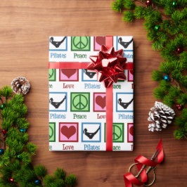 Peace Kärlek Pilates Teacher Cute Jul Presentpapper